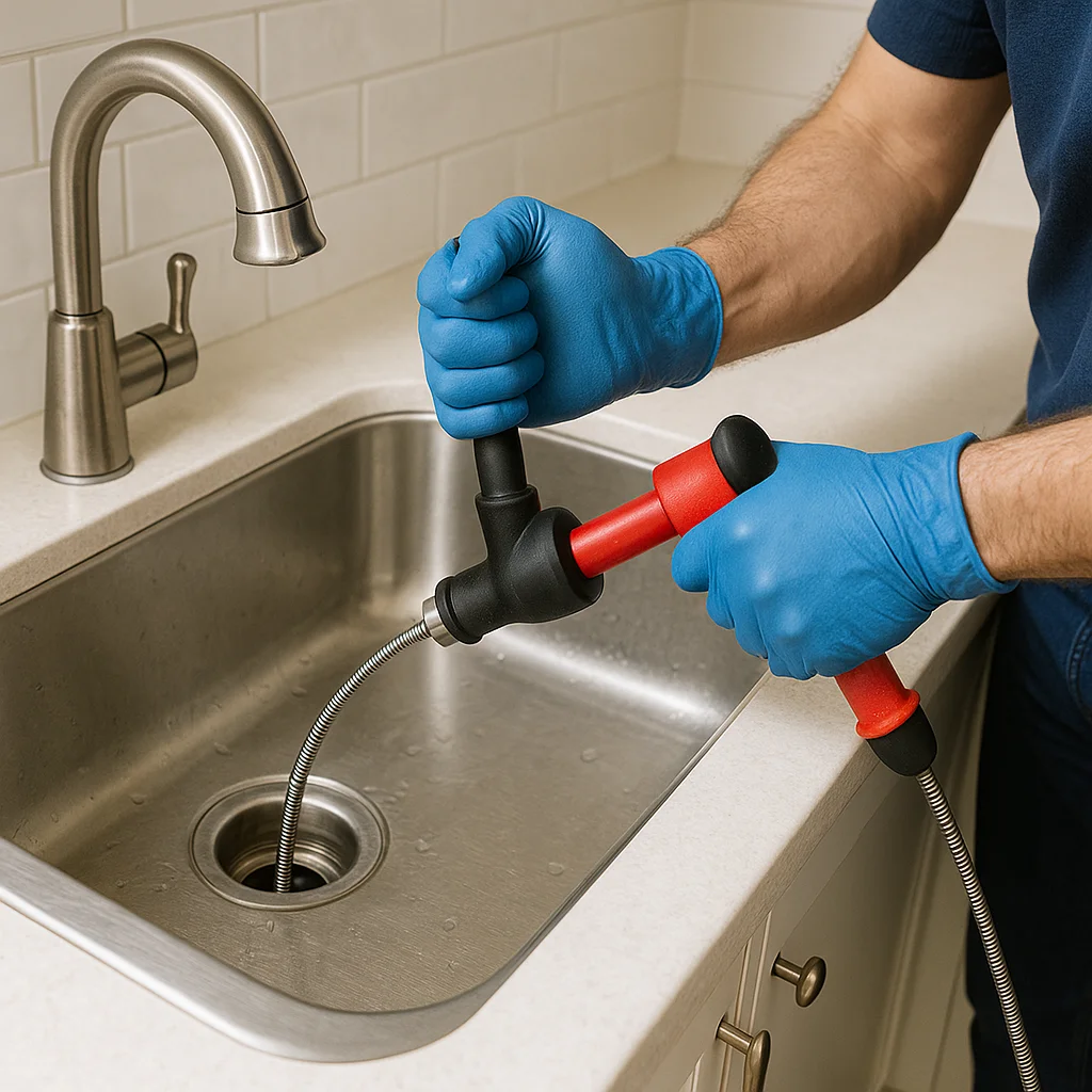 Débouchage d'éviers et lavabos 4